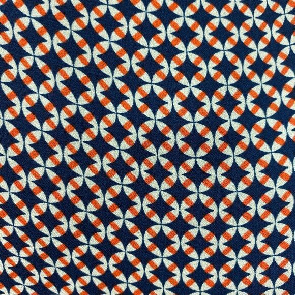 Kenar geometric print double layer halter neck sleeveless flowy tunic blouse - Picture 3 of 9